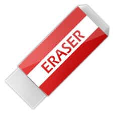 Eraser Kalıcı Dosya Silme