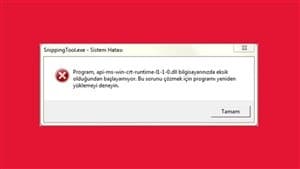 api-ms-win-crt-runtime-l1-1-0.dll Hatasının Çözümü