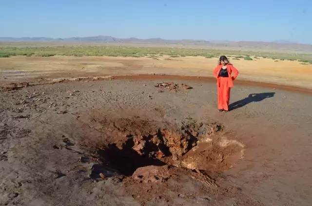 Tuz Gölü havzasındaki tarlada karbondioksit çıkışı: Bu oluşum Türkiye'de tek