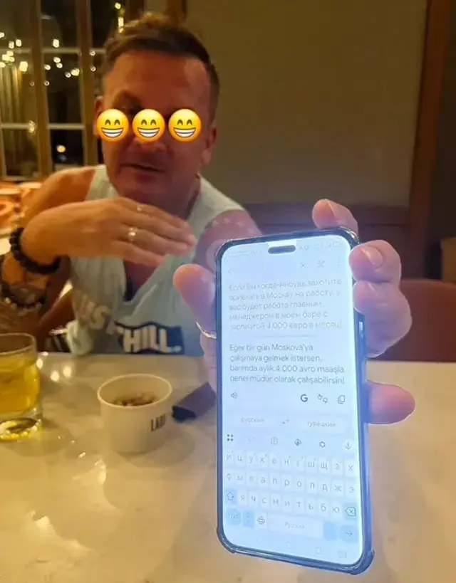 Antalya'da Rus turistin, barmene yaptığı iş teklifi bomba