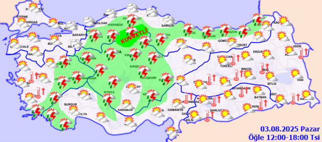 Meteoroloji'den 30 şehre sağanak uyarısı